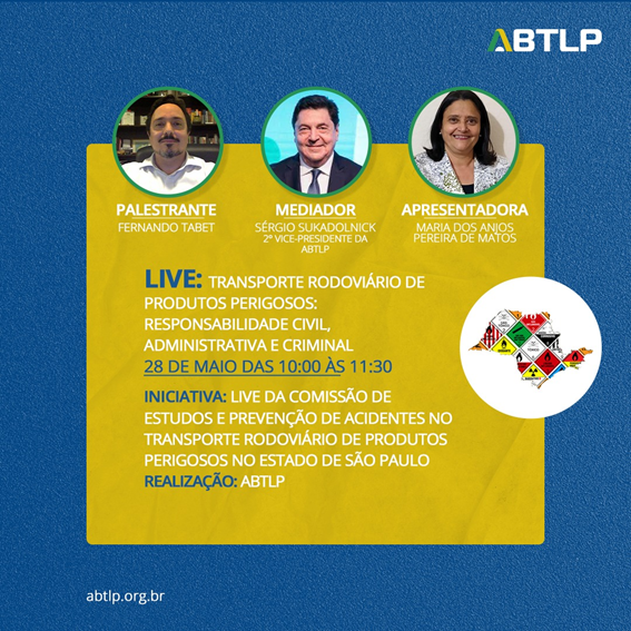 Live Transporte rodoviário de produtos perigosos: Responsabilidade Civil, Administrativa e Criminal